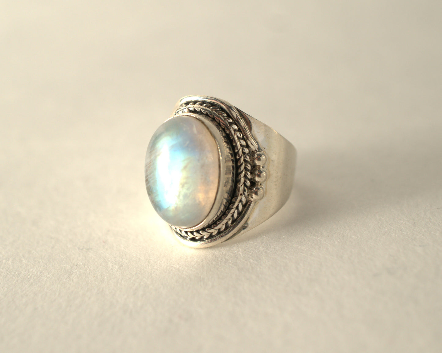 Bague Pierre de Lune en Argent 925 KAARA