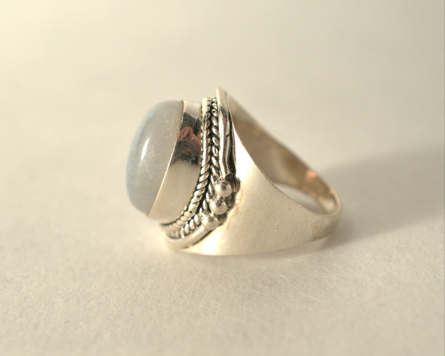 Bague Pierre de Lune en Argent 925 KAARA