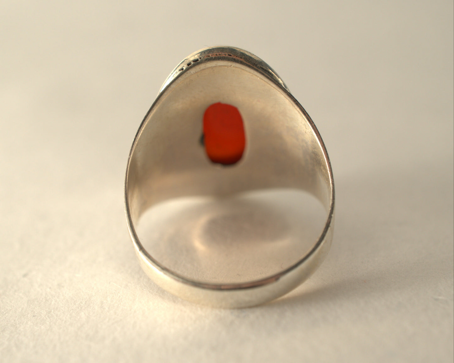 Bague Cornaline en Argent 925 KAARA