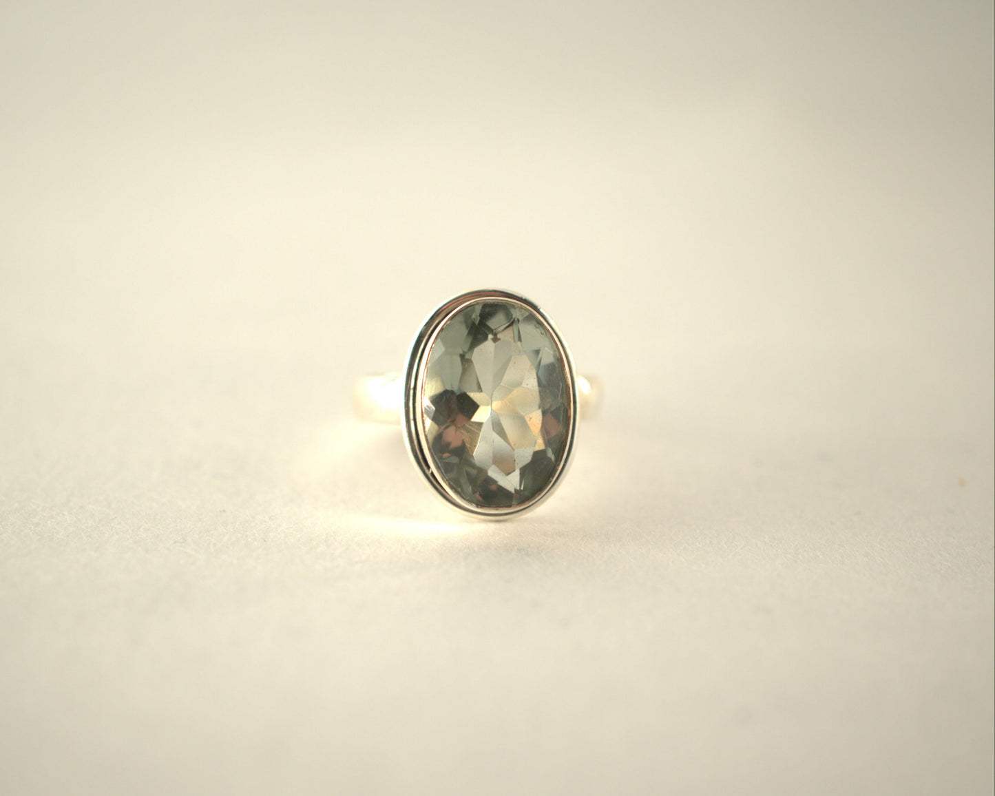 Bague Améthyste Vert en Argent 925 KAARA