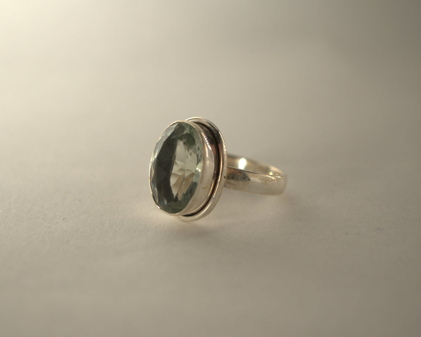Bague Améthyste Vert en Argent 925 KAARA
