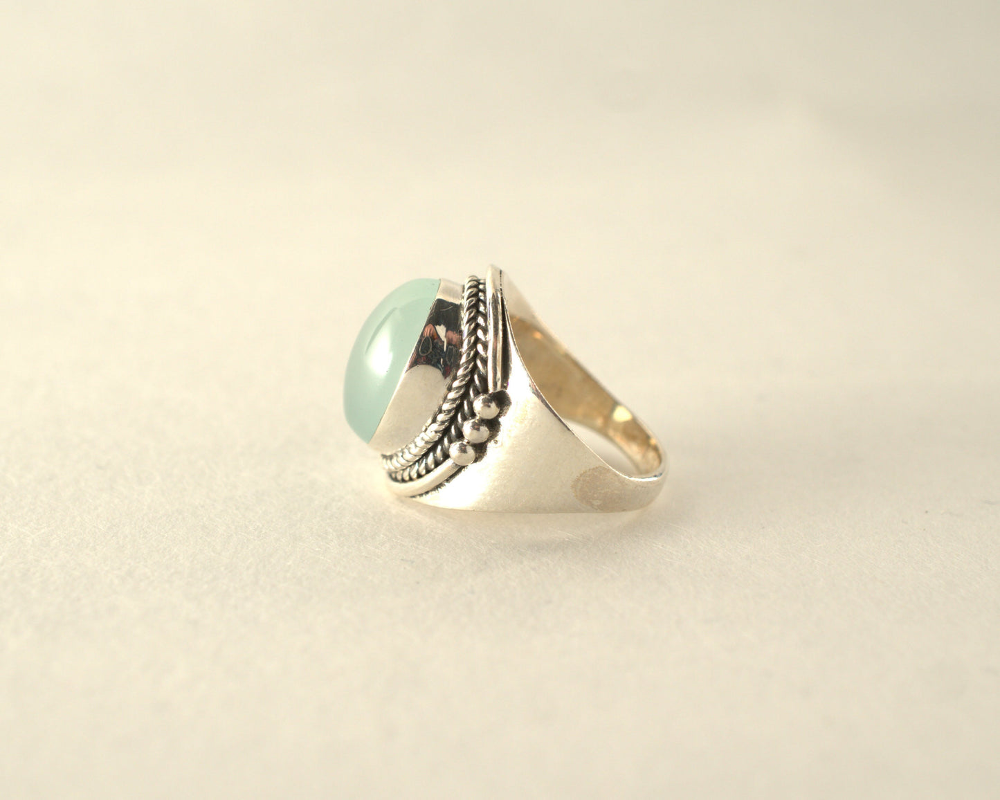 Bague Calcédoine en Argent 925 KAARA