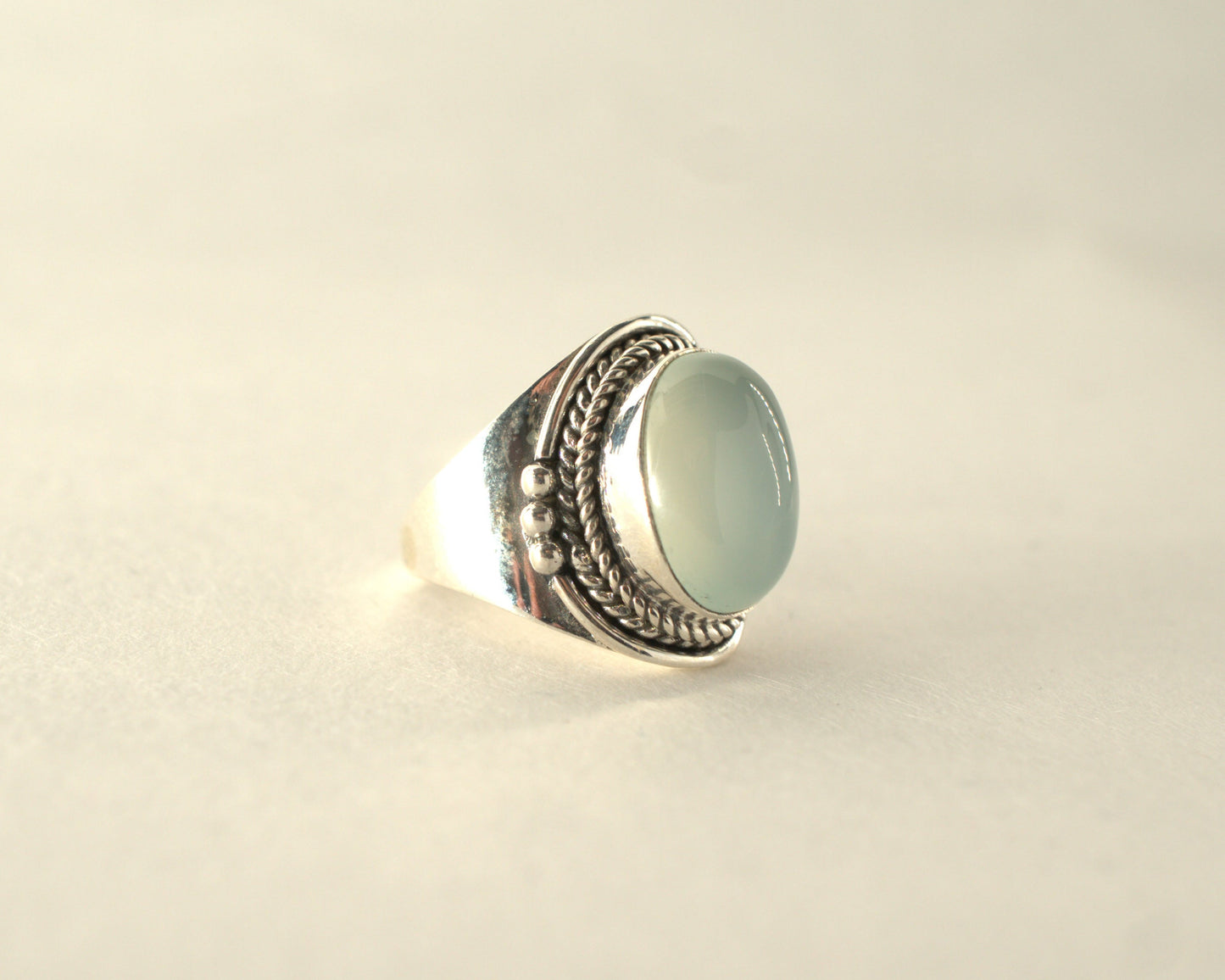 Bague Calcédoine en Argent 925 KAARA