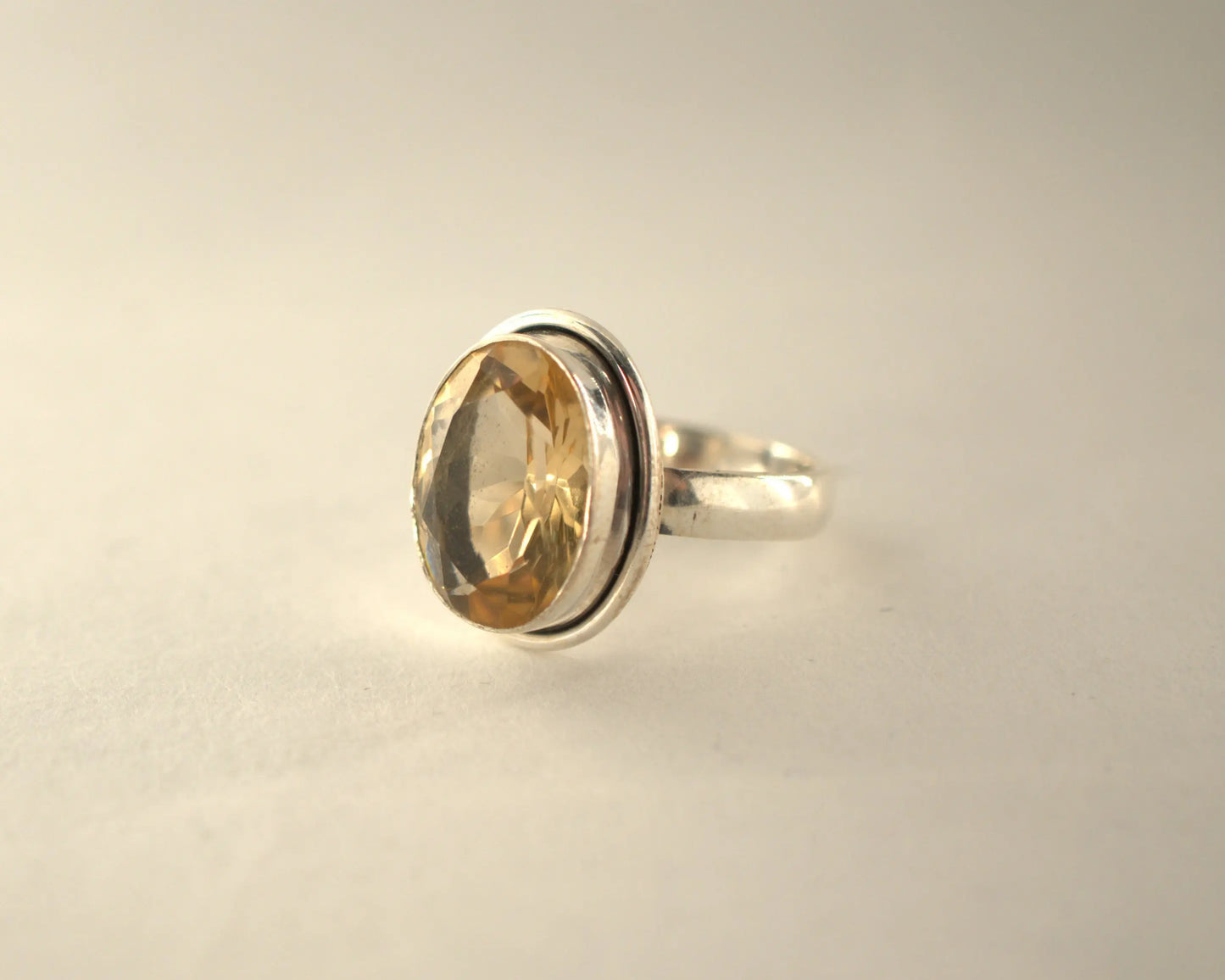 Bague Citrine en Argent 925 KAARA