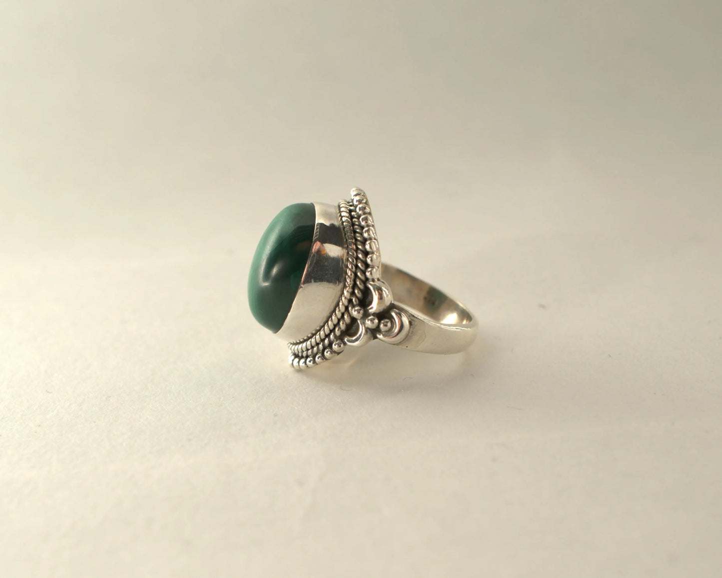 Bague Malachite en Argent 925 KAARA