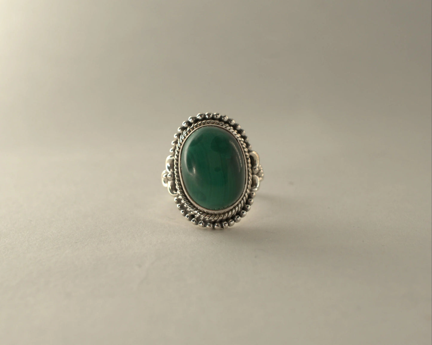 Bague Malachite en Argent 925 KAARA