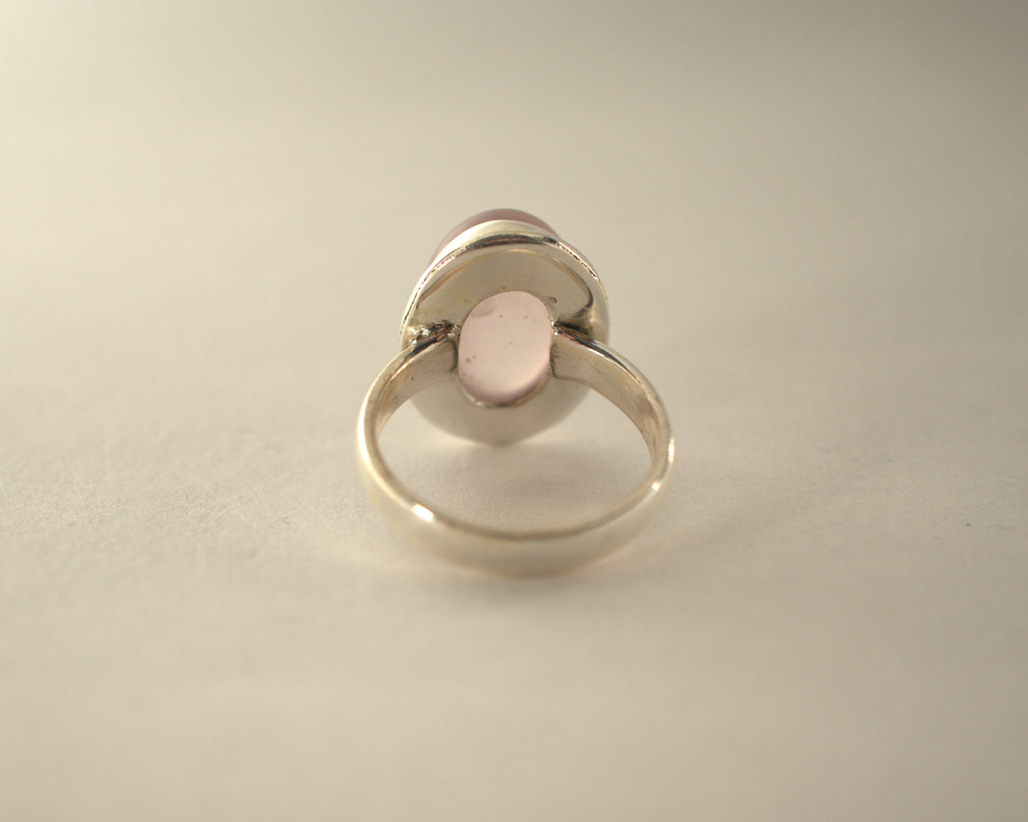 Bague Quartz Rose en Argent 925 KAARA