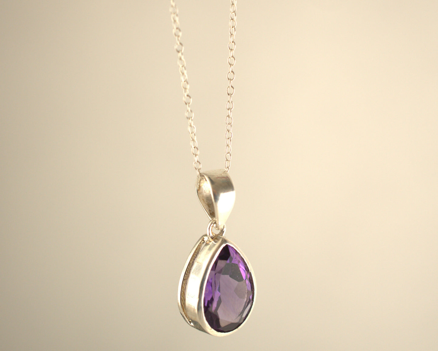 Pendentif Amethyste en Argent 925 KAARA