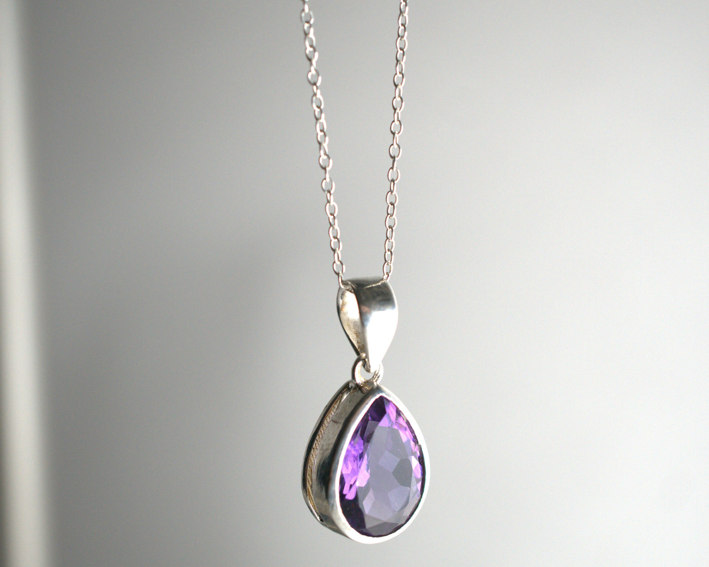 Pendentif Amethyste en Argent 925 KAARA