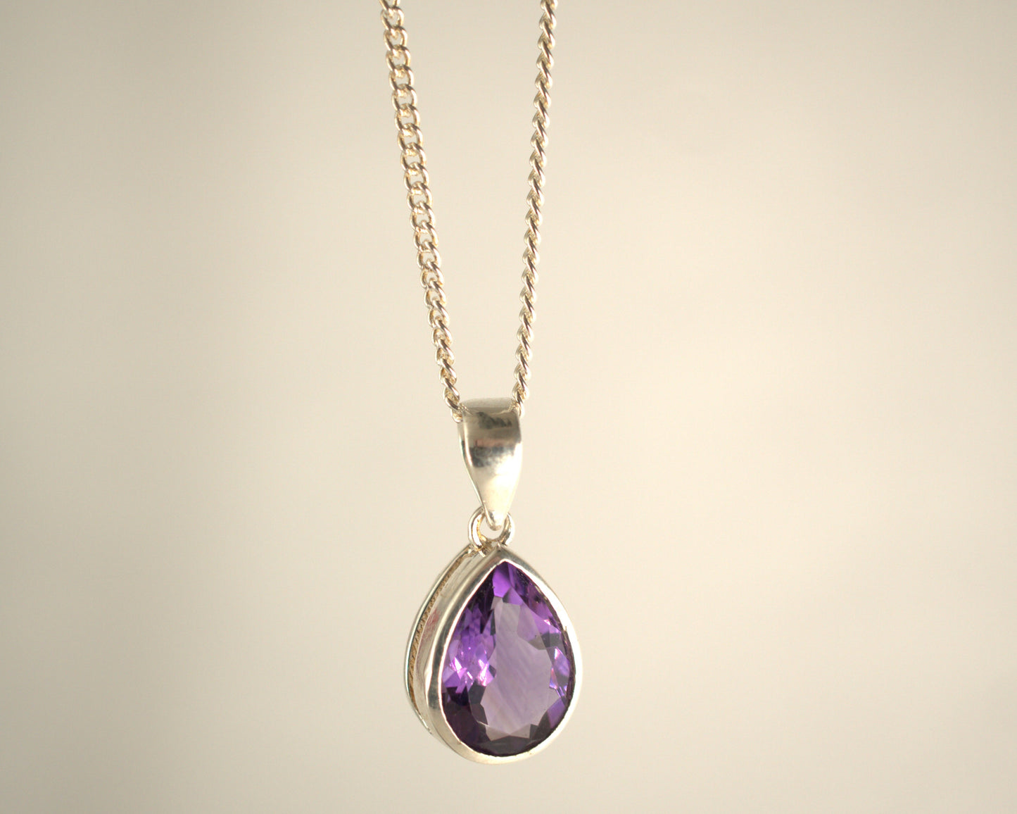 Pendentif Amethyste en Argent 925 KAARA