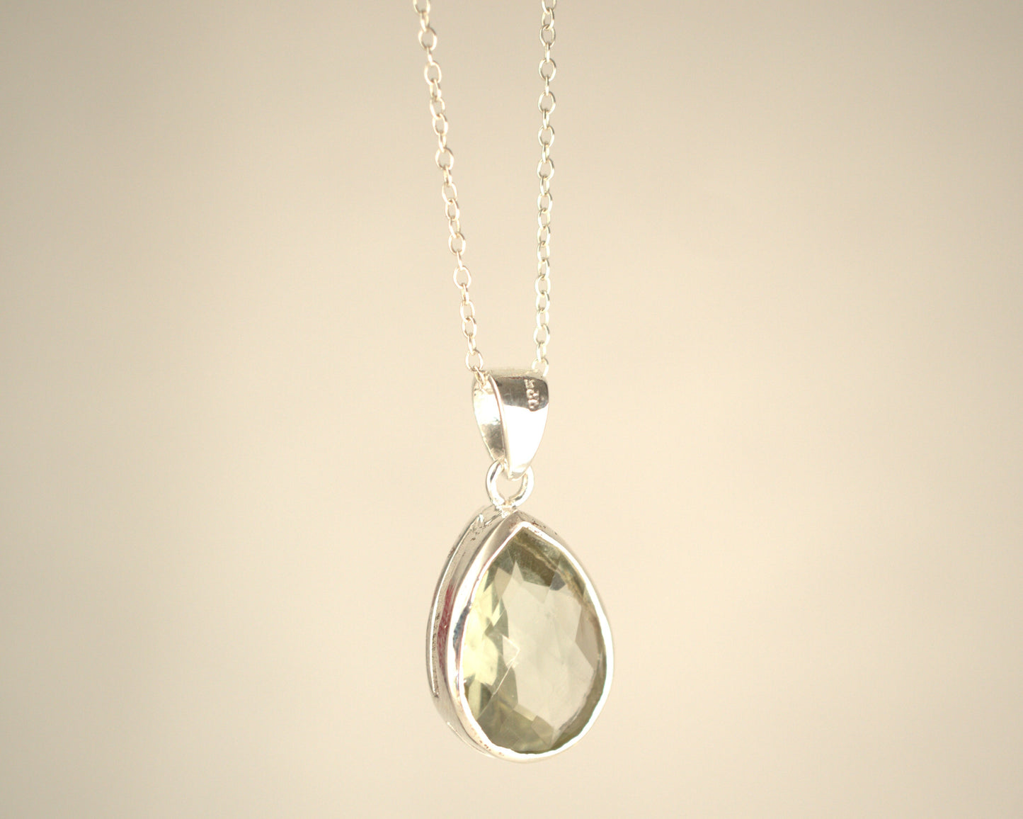 Pendentif Améthyste Vert en Argent 925 KAARA
