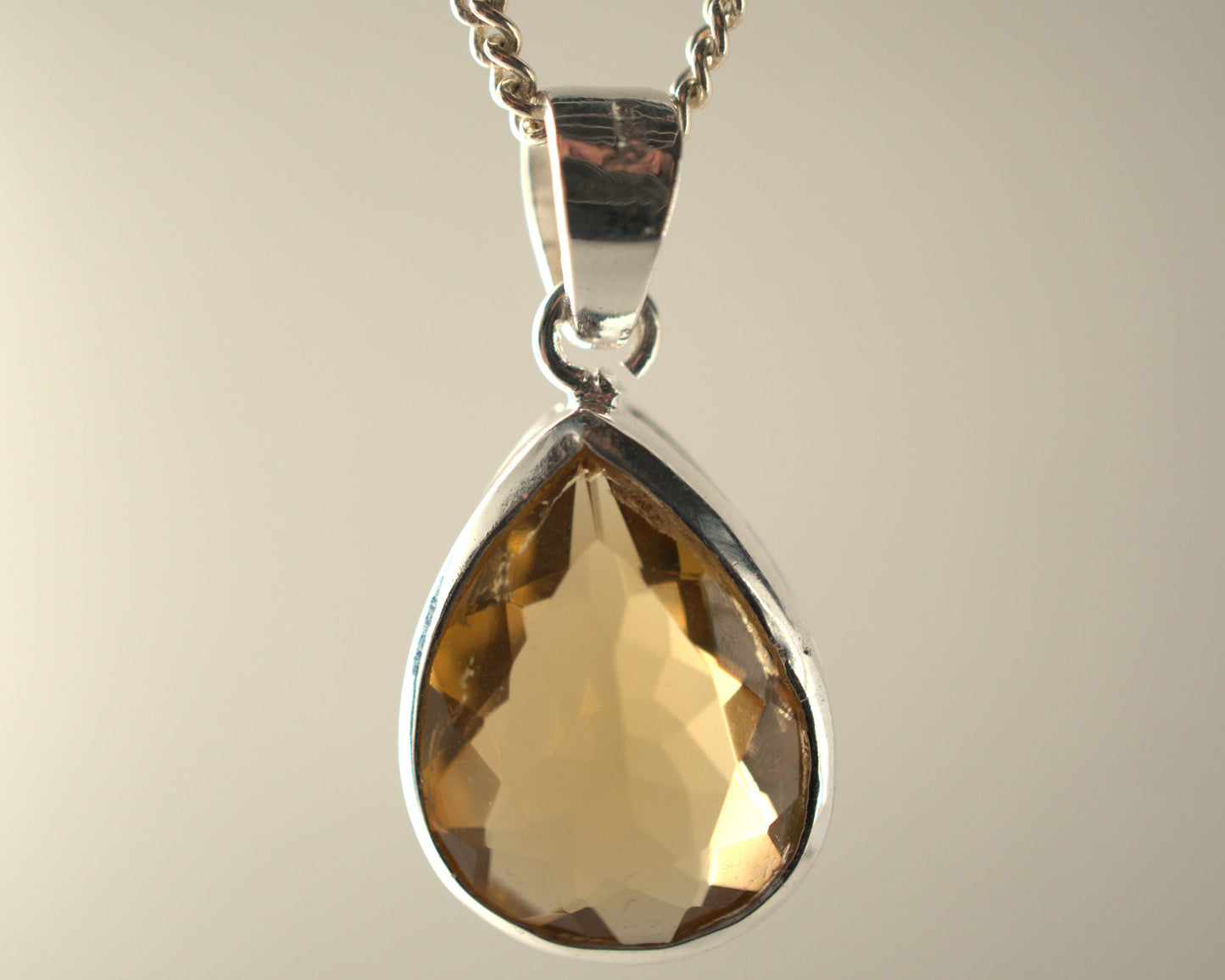 Pendentif Citrine en Argent 925 KAARA