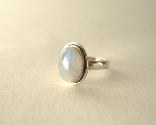Bague Pierre de Lune en Argent 925 KAARA