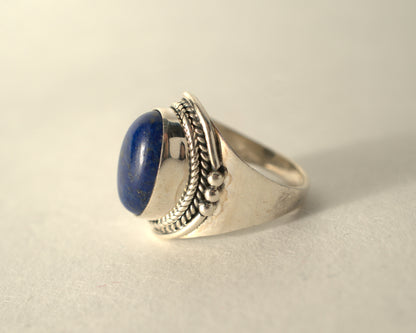 Bague Lapis Lazuli en Argent 925 KAARA