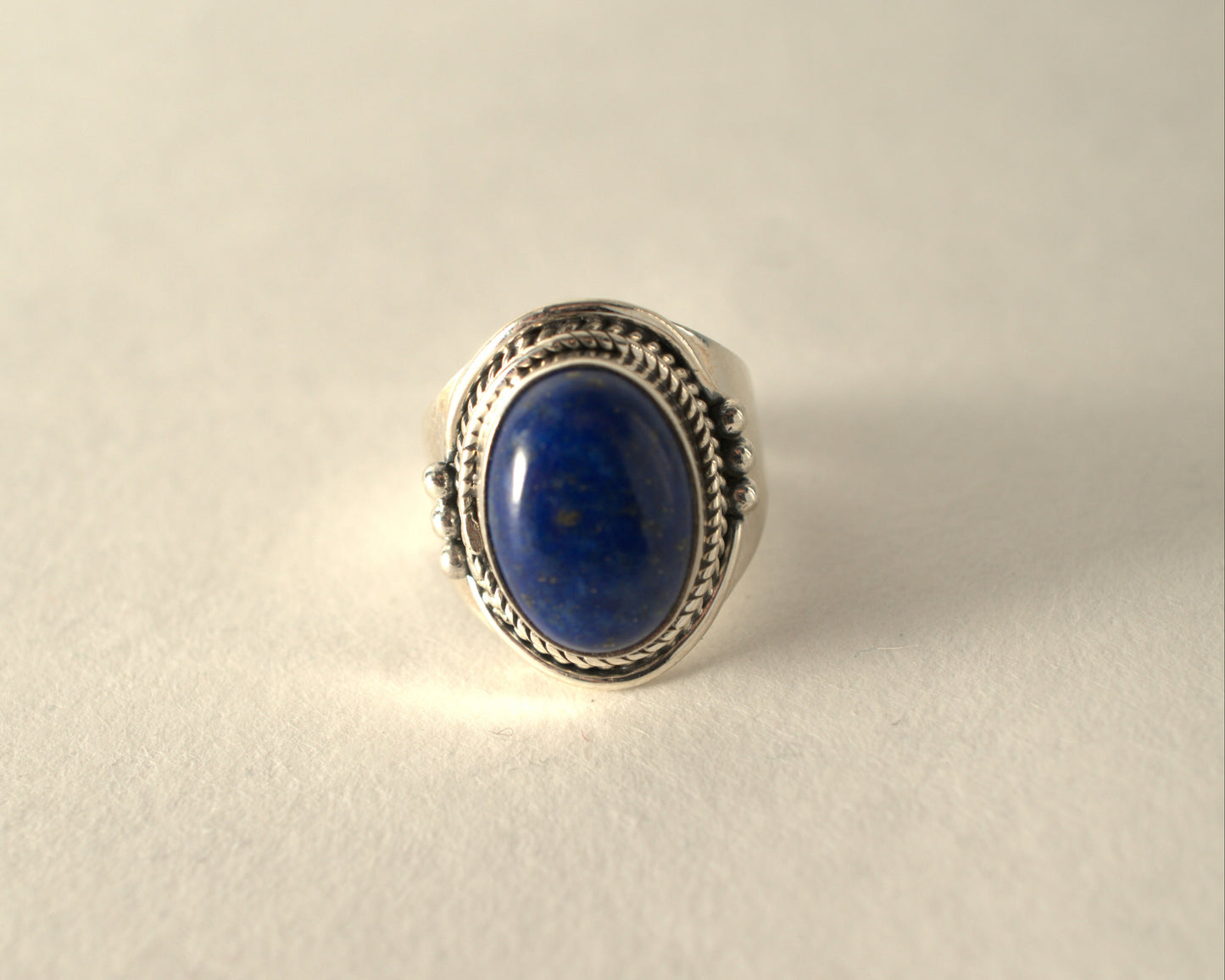 Bague Lapis Lazuli en Argent 925 KAARA