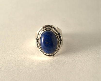 Bague Lapis Lazuli en Argent 925 KAARA