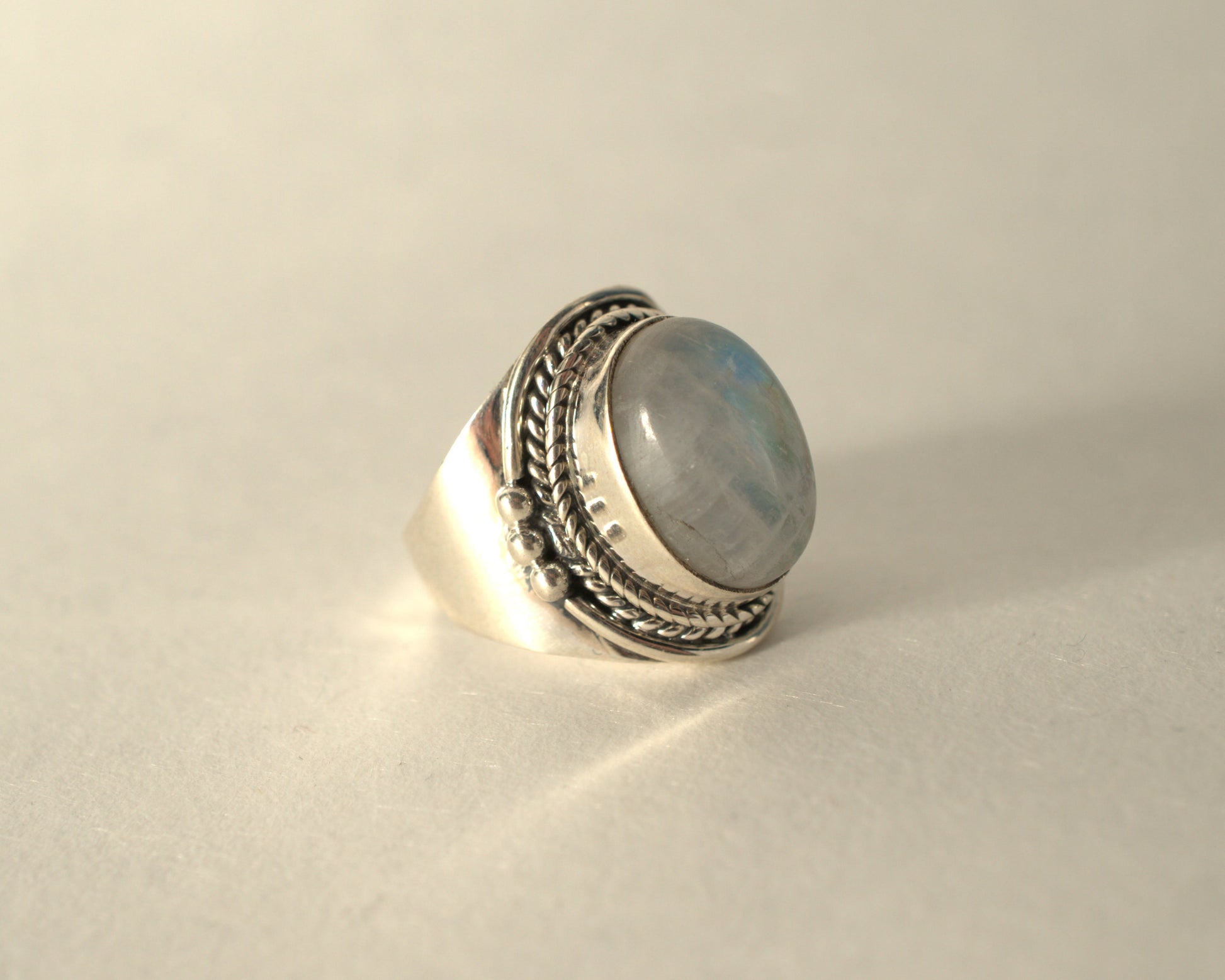 Bague Pierre de Lune en Argent 925 KAARA