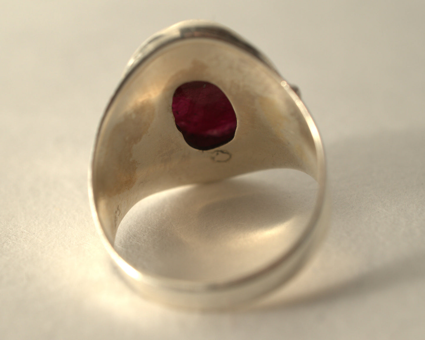 Bague Racine de Rubis en Argent 925 KAARA