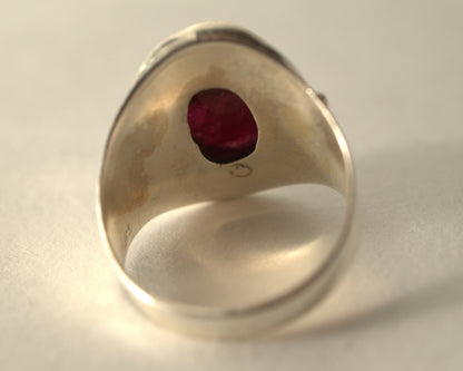 Bague Racine de Rubis en Argent 925 KAARA