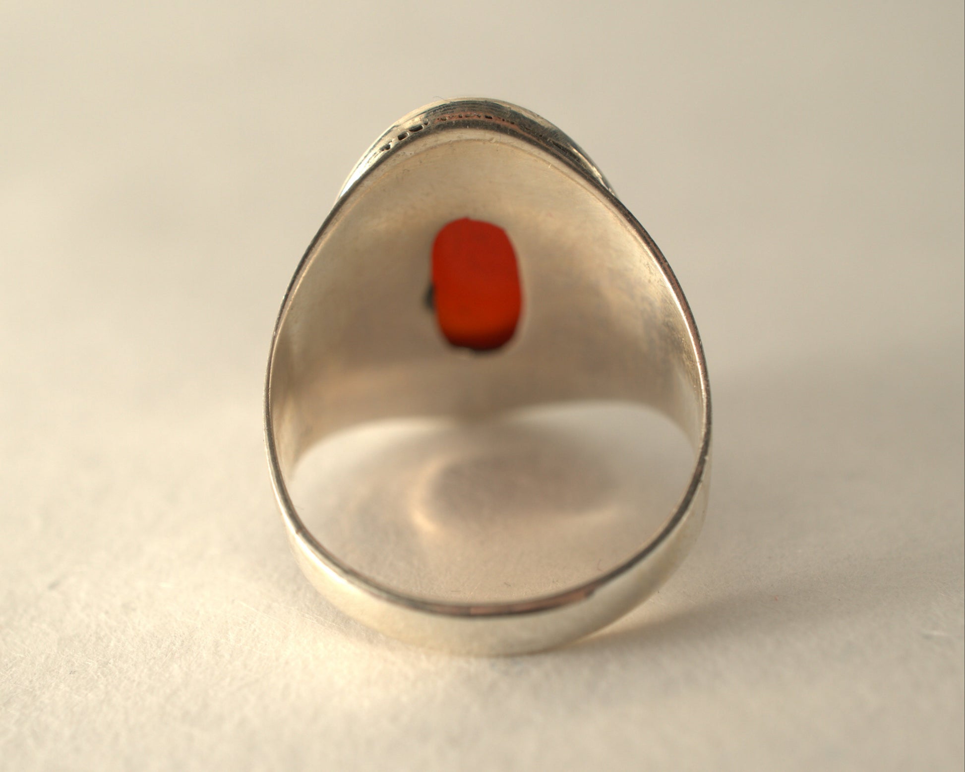 Bague Cornaline en Argent 925 KAARA