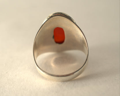 Bague Cornaline en Argent 925 KAARA
