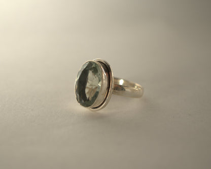 Bague Améthyste Vert en Argent 925 KAARA
