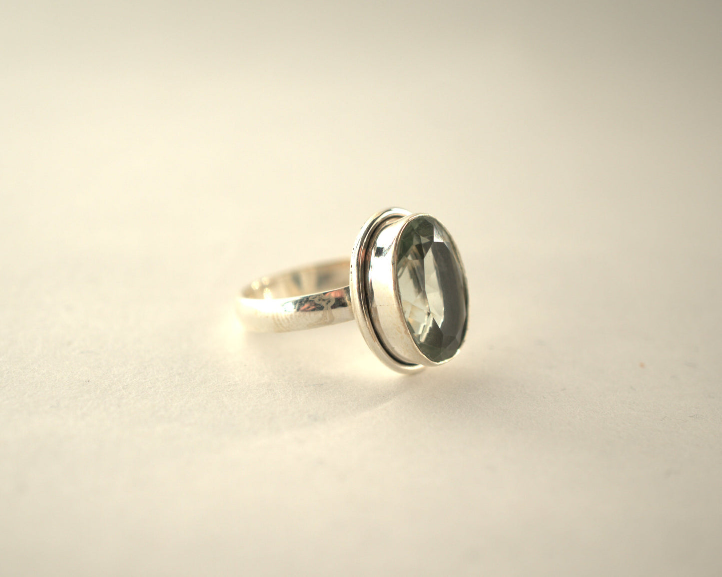 Bague Améthyste Vert en Argent 925 KAARA