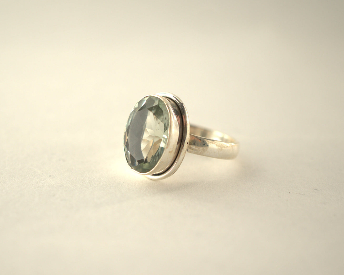 Bague Améthyste Vert en Argent 925 KAARA