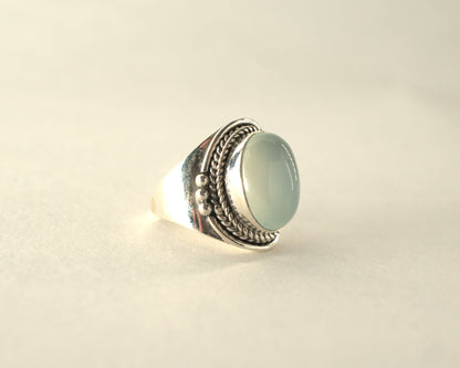 Bague Calcédoine en Argent 925 KAARA