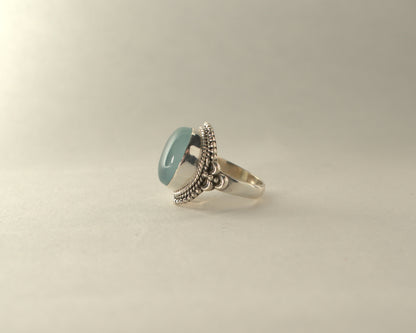 Bague Calcédoine en Argent 925 KAARA