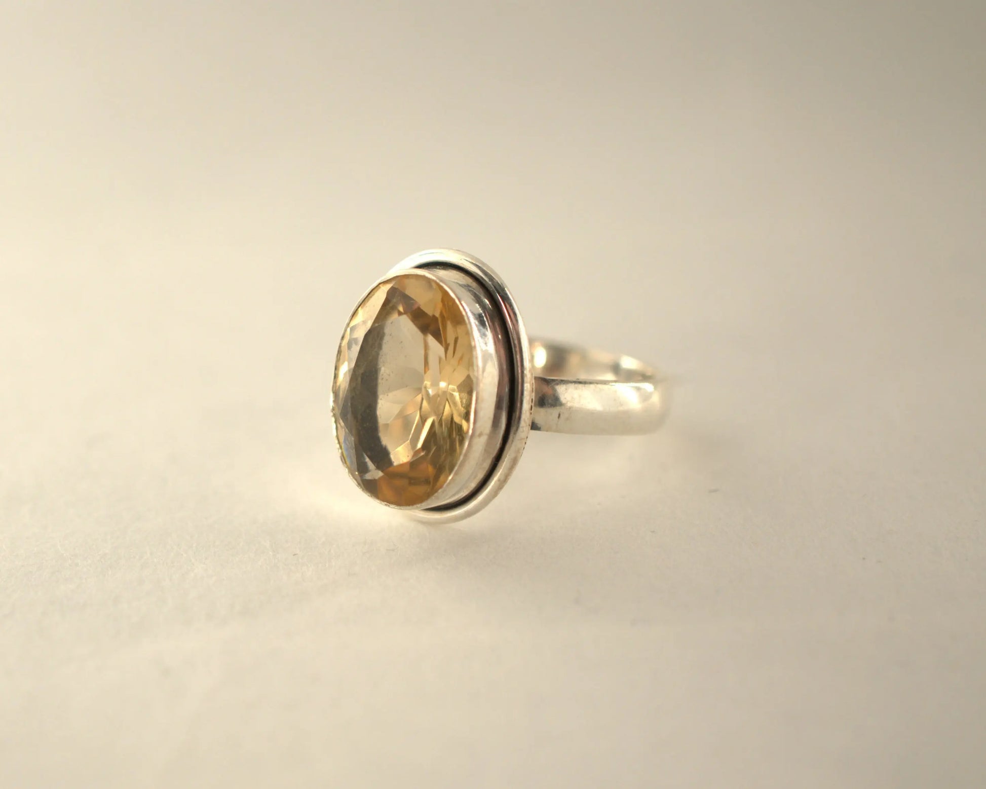 Bague Citrine en Argent 925 KAARA