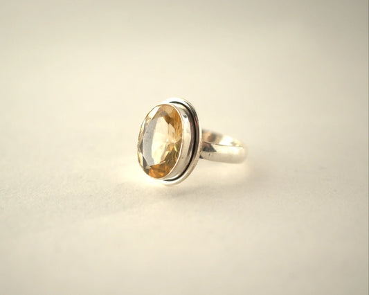 Bague Citrine en Argent 925 KAARA