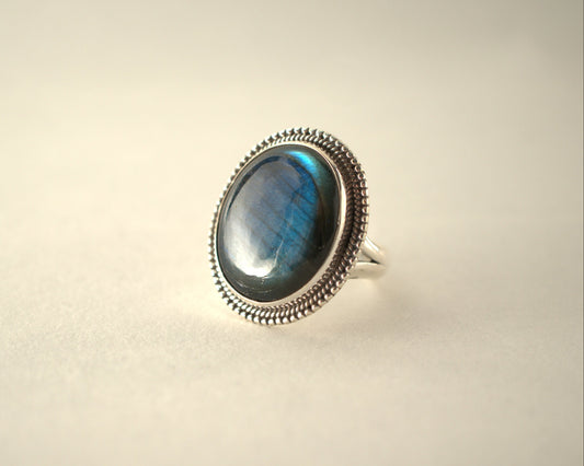 Bague Labradorite en Argent 925 KAARA