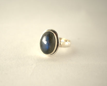 Bague Labradorite en Argent 925 KAARA