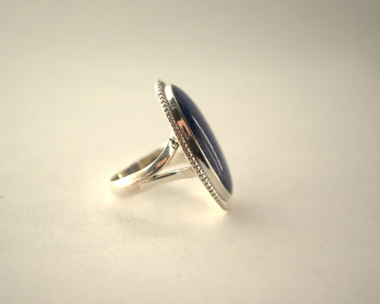 Bague Lapis Lazuli en Argent 925 KAARA