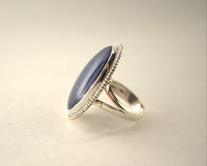 Bague Lapis Lazuli en Argent 925 KAARA