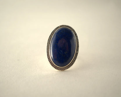 Bague Lapis Lazuli en Argent 925 KAARA