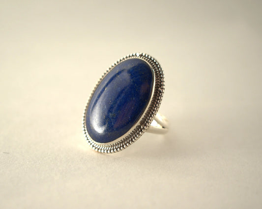 Bague Lapis Lazuli en Argent 925 KAARA
