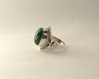 Bague Malachite en Argent 925 KAARA