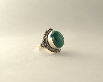 Bague Malachite en Argent 925 KAARA