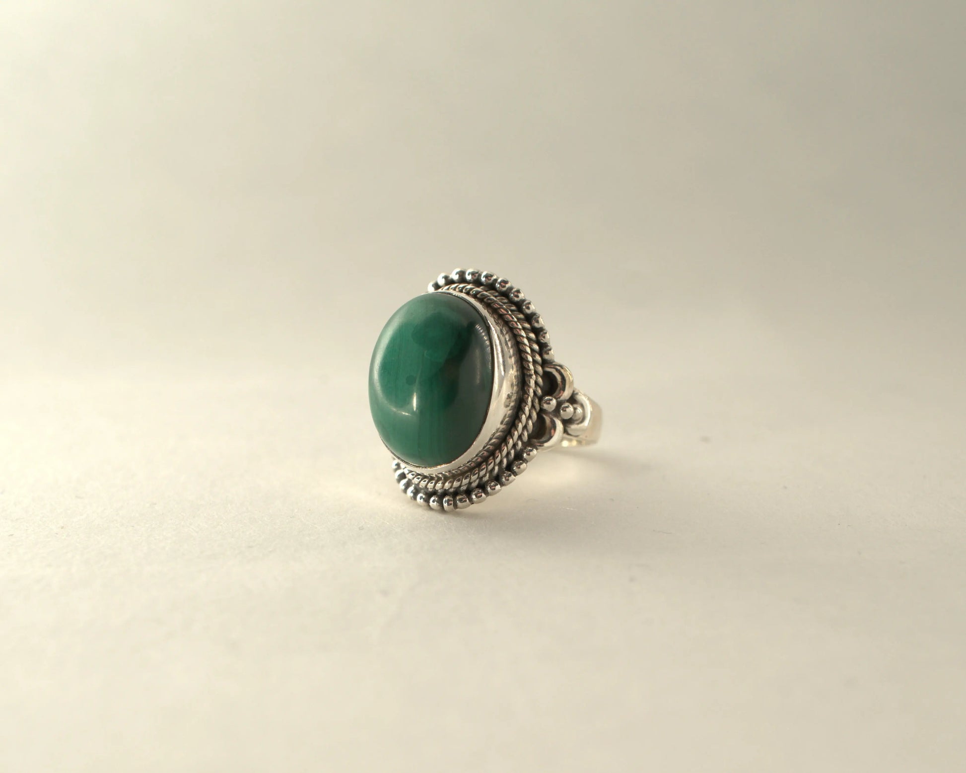 Bague Malachite en Argent 925 KAARA