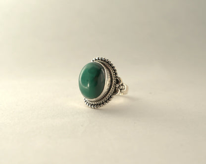 Bague Malachite en Argent 925 KAARA