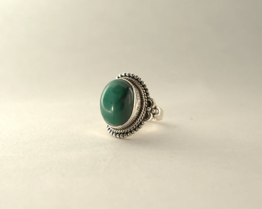 Bague Malachite en Argent 925 KAARA