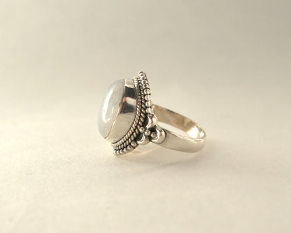Bague Pierre de Lune en Argent 925 KAARA