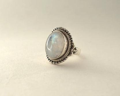 Bague Pierre de Lune en Argent 925 KAARA