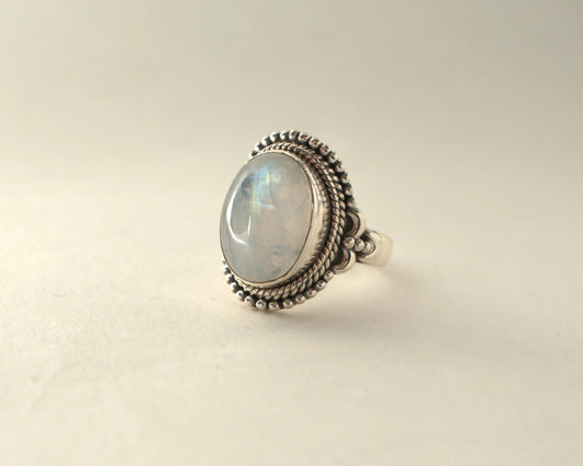 Bague Pierre de Lune en Argent 925 KAARA