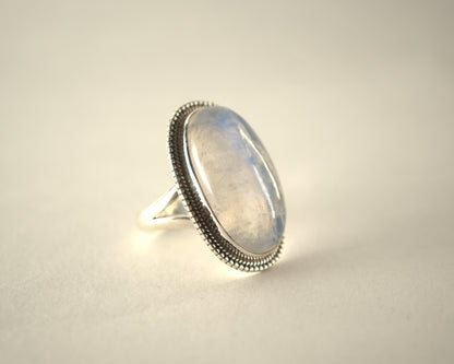 Bague Pierre de Lune en Argent 925 KAARA