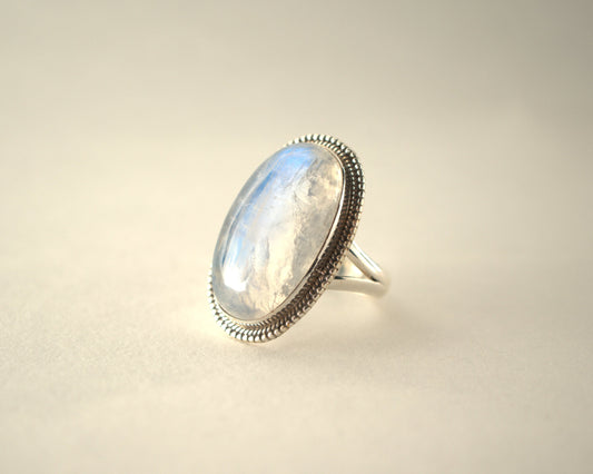 Bague Pierre de Lune en Argent 925 KAARA