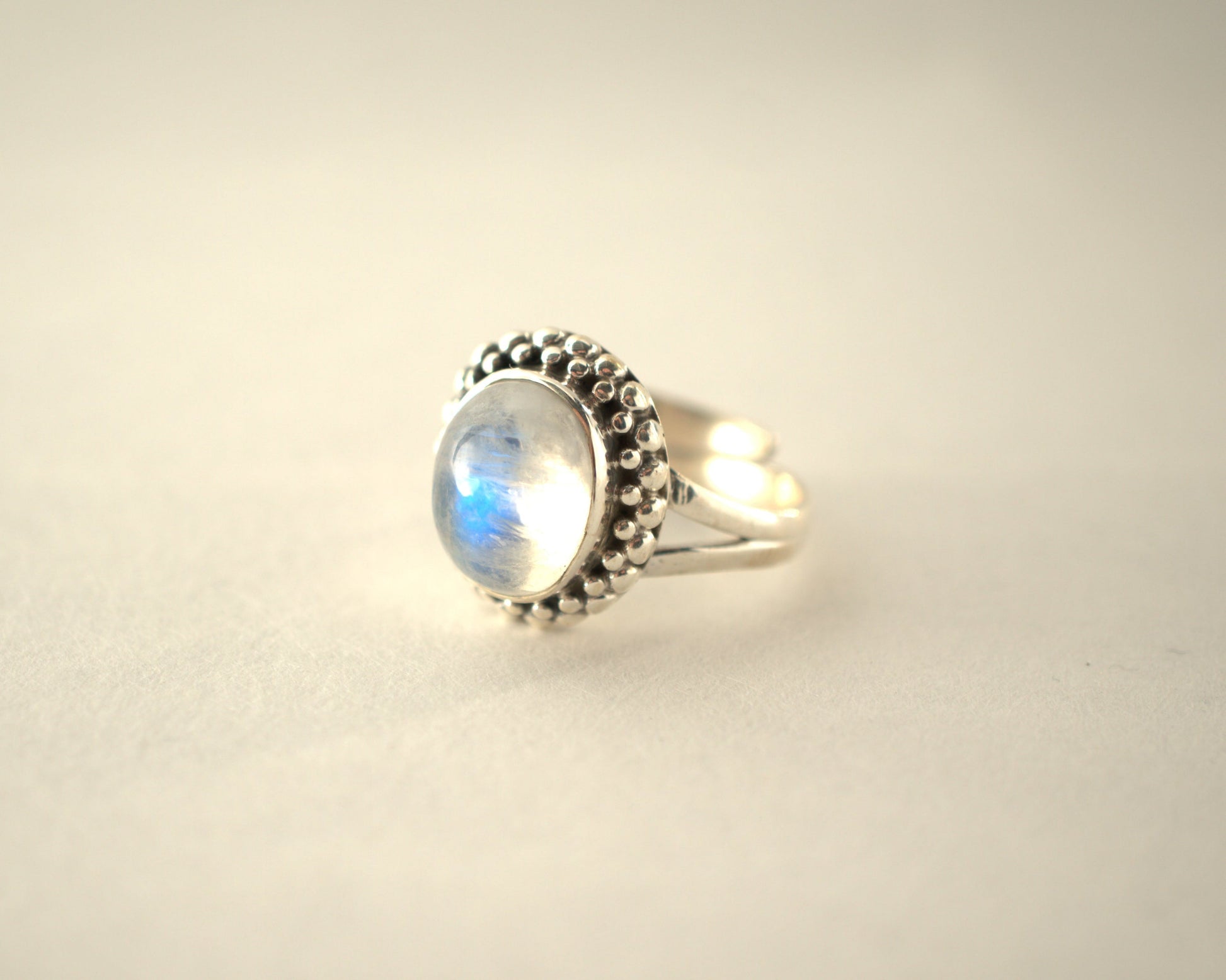 Bague Pierre de Lune en Argent 925 KAARA