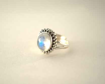 Bague Pierre de Lune en Argent 925 KAARA